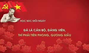 Học Bác mỗi ngày: Đã là cán bộ, đảng viên, thì phải tiên phong, gương mẫu