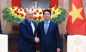 Chủ tịch nước Lương Cường tiếp Thủ tướng New Zealand