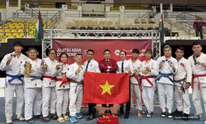 Đội tuyển Jujitsu Việt Nam giành 11 huy chương vàng tại giải vô địch châu Á 2025