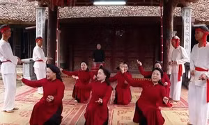 Rộn ràng làng Xoan cổ vào mùa Giỗ Tổ