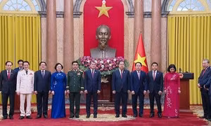 Trao quyết định bổ nhiệm các thành viên Chính phủ