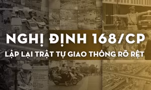Nghị định 168: Lập lại trật tự giao thông rõ rệt