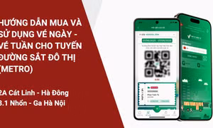 Hà Nội hướng dẫn mua vé tàu Metro qua App