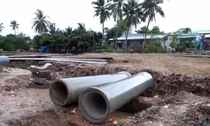 Hơn 6.000 m3 cát phục vụ công trình đầu tư công nhưng lại bán ra ngoài