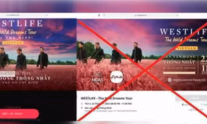 Cảnh giác với thủ đoạn giả mạo website bán vé concert Westlife
