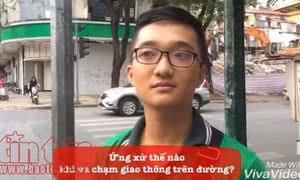 Ứng xử thế nào khi gặp va chạm giao thông?