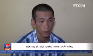 Bắt đối tượng trộm 15 cây vàng