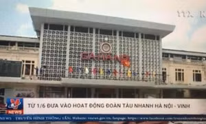 Từ 1/6 đưa vào hoạt động đoàn tàu nhanh Hà Nội - Vinh