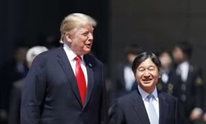 Tổng thống Trump trở thành nguyên thủ nước ngoài đầu tiên gặp tân Nhật hoàng
