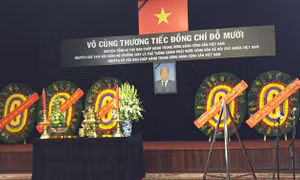 Lễ viếng nguyên Tổng Bí thư Đỗ Mười tại TP Hồ Chí Minh