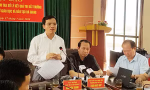 Thủ tướng chỉ đạo điều tra, xử lý nghiêm vụ điểm thi bất thường ở Hà Giang