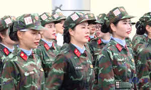 Khối nữ gìn giữ hòa bình - Quyết tâm hoàn thành xuất sắc nhiệm vụ A80