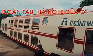 Đoàn tàu 'Hà Nội 5 cửa ô' 