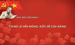 Học Bác mỗi ngày: 'Chi bộ là nền móng, gốc rễ của đảng'