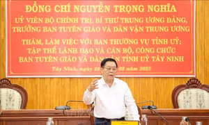 Tây Ninh đổi mới tư duy lãnh đạo, chỉ đạo hơn nữa trong phát triển KT-XH