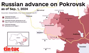 Khai thác ‘phép tính sai’ ở Kursk, quân đội Nga tiến mạnh nhất tại Ukraine kể từ cuối 2022