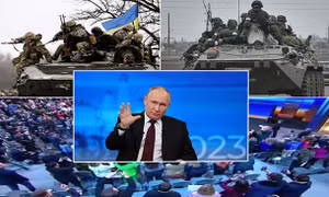 Tổng thống Putin lần đầu đối thoại với người dân sau khi nổ ra xung đột giữa Nga và Ukraine 