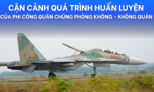 Cận cảnh quá trình huấn luyện của phi công chuẩn bị cho màn trình diễn dịp 30/4
