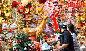 Hà Nội rực rỡ sắc màu dịp Noel