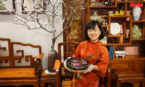 Sắc Xuân bừng sáng trên những bánh thạch 3D 