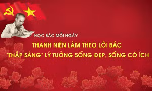 Học Bác mỗi ngày: Thanh niên làm theo lời Bác - 'thắp sáng' lý tưởng sống đẹp, sống có ích