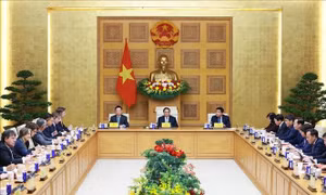 Thủ tướng Phạm Minh Chính làm việc với doanh nghiệp châu Âu