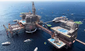 Saudi Arabia dựng siêu công viên chủ đề giàn khoan dầu
