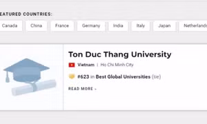 Lần đầu tiên Việt Nam có trường đại học lọt vào Top 700 của thế giới