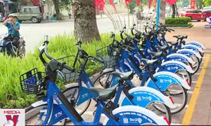 Dịch vụ xe đạp công cộng tại Hà Nội đi vào hoạt động