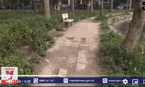 Nhiều công viên ở Hà Nội xuống cấp, mất an toàn