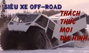 Choáng với siêu xe off-road Nga bất chấp mọi địa hình 