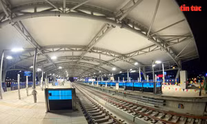 Ngắm kiến trúc độc đáo của nhà ga metro Tân Cảng