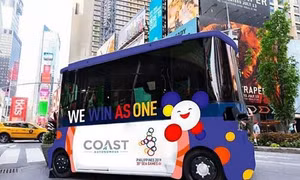 Xe buýt không người lái sẽ phục vụ SEA Games 30