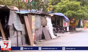 Khu đô thị Thành phố Giao lưu bị lấn chiếm trái phép