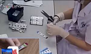 Bệnh viện Xanh Pôn thông tin về vụ cắt đôi que thử HIV