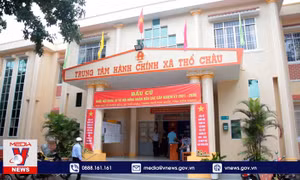 Kiểm tra công tác bầu cử tại xã đảo Thổ Châu