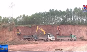 Bắc Giang: Hàng loạt mỏ đất không tuân thủ giấy phép