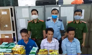 Công an Nghệ An bắt vụ vận chuyển ma túy xuyên quốc gia