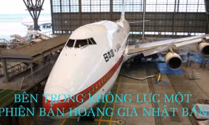 Bên trong 'Không lực Một' phiên bản Hoàng gia Nhật Bản