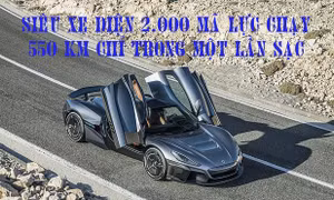 Siêu xe điện 2.000 mã lực chạy 550 km chỉ trong một lần sạc