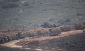 Cận cảnh thiết giáp Thổ Nhĩ Kỳ dồn dập tiến sát biên giới Syria