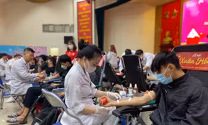 Niềm vui hiến máu đầu năm