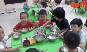 Trường mầm non nỗ lực giữ bữa ăn an toàn cho trẻ