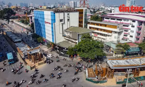 Hà Nội: Tăng tốc thi công cầu vượt chữ C sau 6 tháng chậm tiến độ