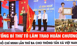 Tổng Bí thư Tô Lâm trao Huân chương Hồ Chí Minh lần thứ ba cho Thông tấn xã Việt Nam