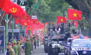 Chi tiết thời gian, lộ trình diễu binh ngày 2/9