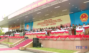 Tổng hợp luyện lần thứ ba sẵn sàng cho lễ diễu binh, diễu hành A80
