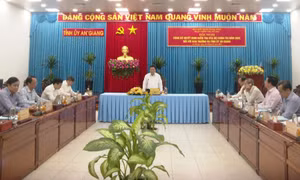 Công bố quyết định kiểm tra Ban Thường vụ Tỉnh ủy An Giang