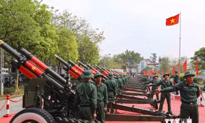Dàn pháo lễ kỷ niệm 70 năm Chiến thắng Điện Biên Phủ