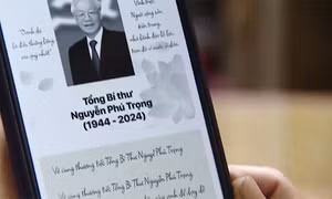 Triệu lời xúc động trên sổ tang điện tử